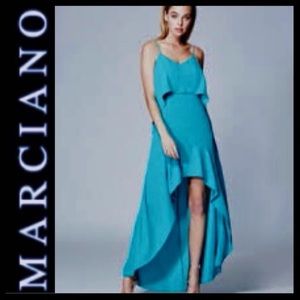 Marciano Georgette high low maxi dress - XS